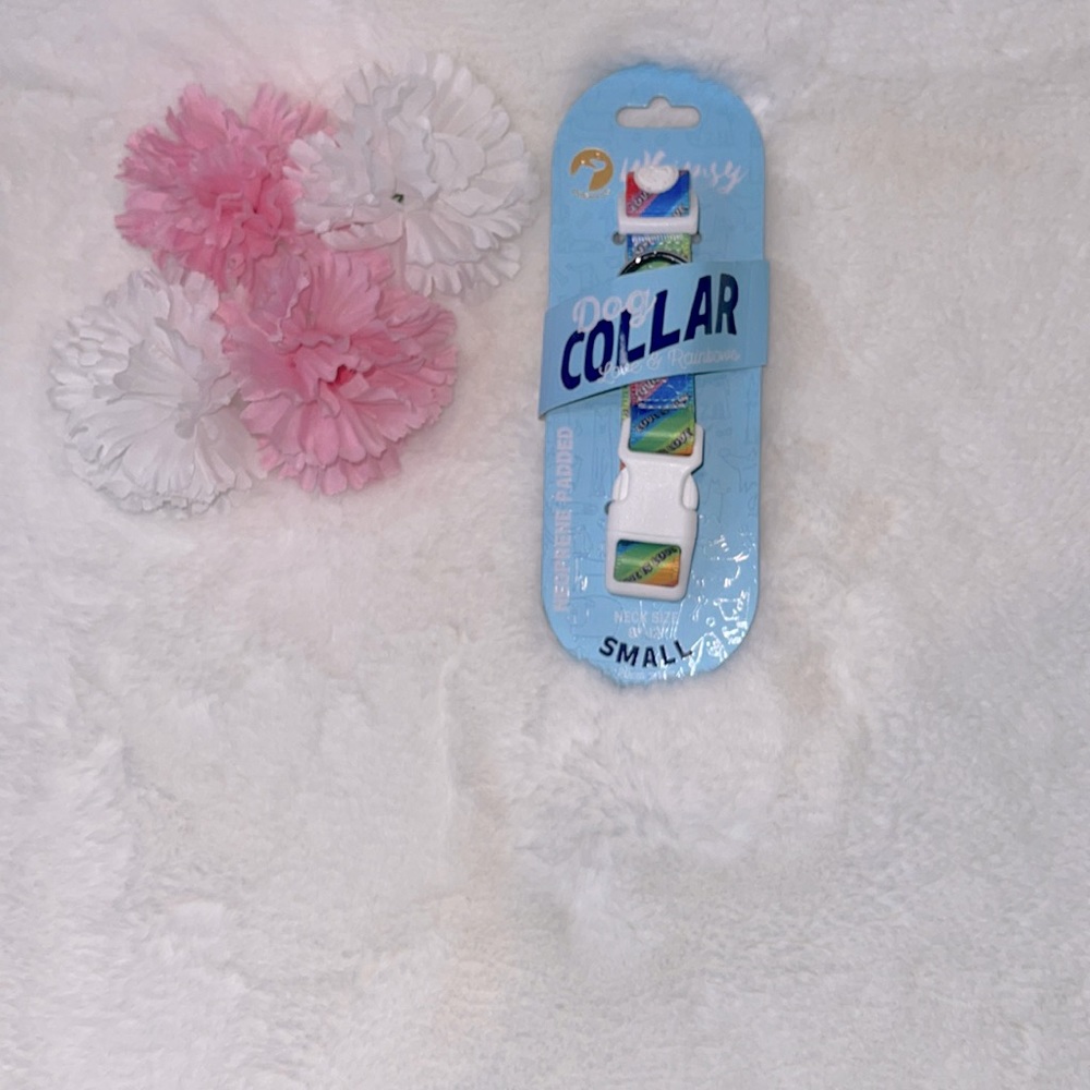 DOGHAUS Whimsy Collection Collar 💜Love & Rainbows 🌈